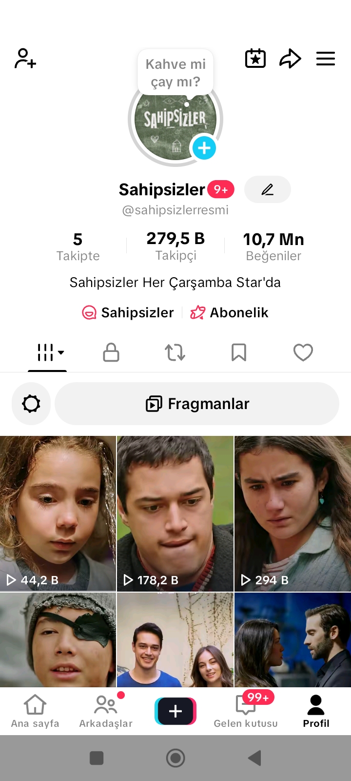 Orjinal Tiktok hesapı